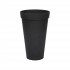 Ghiveci flori cu sistem autoirigare, 37.5x37.5x66cm, cauciuc reciclat, efect ciment, negru, Aria   224,90 lei 