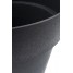 Ghiveci flori cu sistem autoirigare, 37.5x37.5x66cm, cauciuc reciclat, efect ciment, negru, Aria