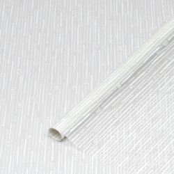 Autocolant geam d-c-fix Japondi, static/fara adeziv, efect geam sablat, model bambus, semitransparent/alb, 67.5cmx1.5m