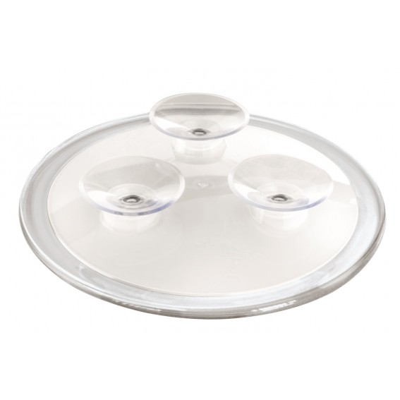 Oglinda cosmetica baie, cu ventuze, marire 5 ori, transparent, Clear