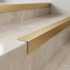 Profil trepte, aluminiu, 20x20mmx100cm, auriu, set 5 buc, 2020, Ersin   117,43 lei 