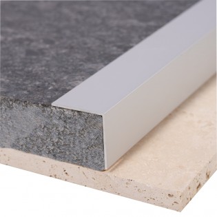 Profil trepte, aluminiu, 30x30mmx100cm, argintiu, set 5 buc, 3030, Ersin