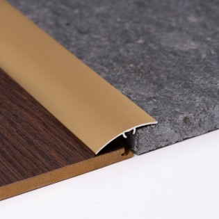 Profil trecere cu diferenta de nivel, aluminiu, 40mmx90cm, auriu, cu suruburi mascate, set 5 buc, 3104, Ersin