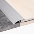 Profil trecere cu diferenta de nivel, aluminiu, 44mmx90cm, argintiu, cu gauri pentru suruburi mascate, set 5 buc, 386L, Ersin