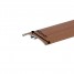 Profil trecere cu diferenta de nivel, aluminiu, 40mmx90cm, lemn nuc, maro roscat, cu suruburi mascate, set 5 buc, 3104, Ersin