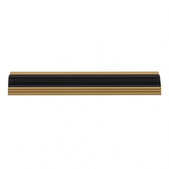 Profil trepte, aluminiu, 47mmx100cm, auriu, drept cu banda de cauciuc,  set 5 buc, 2151, Ersin