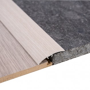 Profil trecere cu diferenta de nivel, aluminiu, 40mmx90cm, lemn pin, bej, cu suruburi mascate, set 5 buc, 3104, Ersin