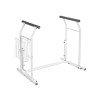 Cadru sustinere mobil toaleta, Ridder, cu cosulet de depozitare, manere antiderapante, alb, sustine max 150 kg, A0110101, Sam