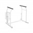 Cadru sustinere mobil toaleta, Ridder, cu cosulet de depozitare, manere antiderapante, alb, sustine max 150 kg, A0110101, Sam