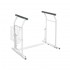 Cadru sustinere mobil toaleta, Ridder, cu cosulet de depozitare, manere antiderapante, alb, sustine max 150 kg, A0110101, Sam