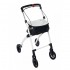 Cadru ajutator pliabil pentru mers in interior cu roti (rolator), Ridder, premium, cu cos si tava, A0300301, Pit   1249,91 lei 