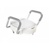 Inaltator WC cu capac si manere de sprijin antiderapante, Ridder, alb, suporta maxim 150 Kg, A0072001, Sam