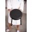 Taburet baie antiderapant, Ridder, inaltime reglabila, rotund, adulti/copii, negru, sustine maxim 150 kg, A170110, Go