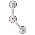 Maner sprijin unghiular pentru iesirea din cada, Ridder, premium, alb, cu 3 ventuze, portabil, sustine maxim 120 kg, Rob L, A0256001