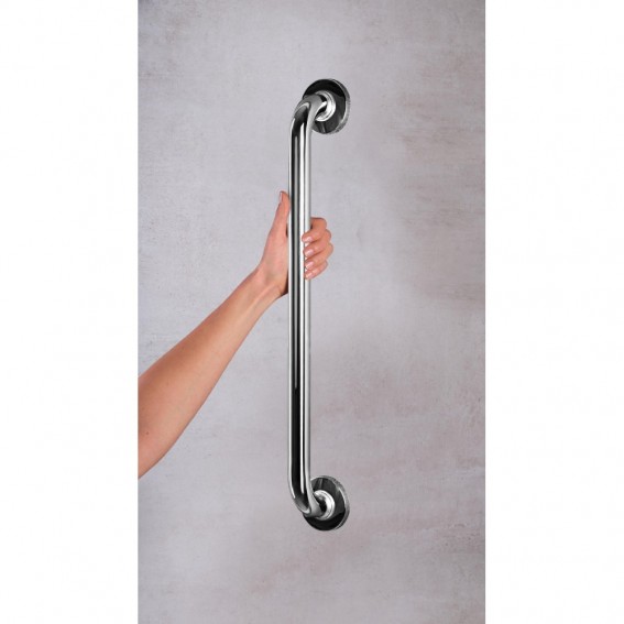 Maner sprijin pentru iesirea din cada, lungime 63.5cm, Ridder, otel inoxidabil, cromat, lucios, sustine maxim 110 kg, A00160001-0, Sam L