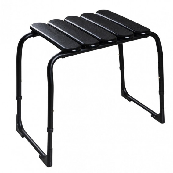 Scaun baie antiderapant, Ridder, inaltime reglabila, patrat, negru, sustine maxim 130 kg, A172110, Pro