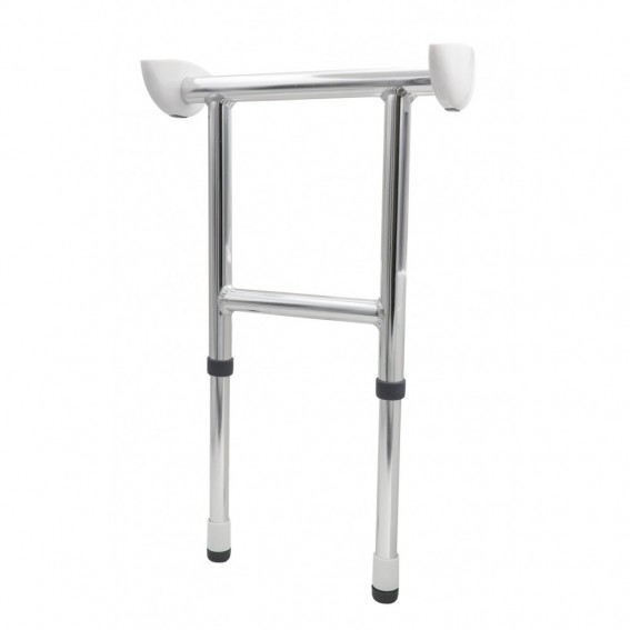 Adaptor XL scaun dus Ridder, pliabil, alb / crom, sustine maxim 175kg, A141100, Pro