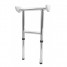 Adaptor XL scaun dus Ridder, pliabil, alb / crom, sustine maxim 175kg, A141100, Pro