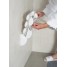 Adaptor XL scaun dus Ridder, pliabil, alb / crom, sustine maxim 175kg, A141100, Pro