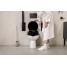 Inaltator WC cu capac, Ridder, negru, sustine maxim 150kg, A0071010, Sam