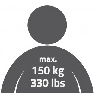 Inaltator WC cu capac, Ridder, alb-negru, sustine maxim 150kg, sezut spuma, A0071000, Sam