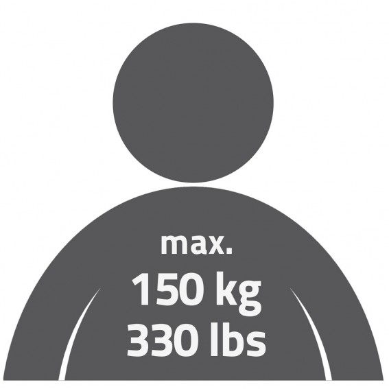 Inaltator WC cu capac, Ridder, alb-negru, sustine maxim 150kg, sezut spuma, A0071000, Sam