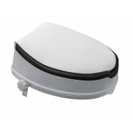 Inaltator WC cu capac, Ridder, alb-negru, sustine maxim 150kg, sezut spuma, A0071000, Sam