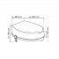 Inaltator WC cu capac, Ridder, imitatie lemn, sustine maxim 150kg, A0071011, Sam