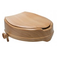 Inaltator WC cu capac, Ridder, imitatie lemn, sustine maxim 150kg, A0071011, Sam