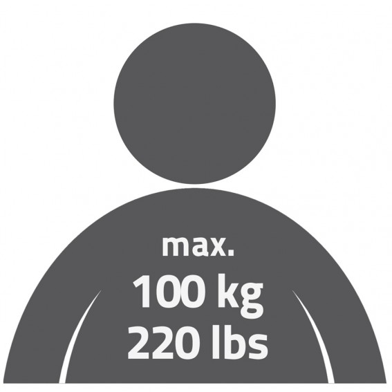 Maner sprijin pentru iesire din cada, Ridder, negru, ABS, sustine maxim 100Kg, A1016010, Max L
