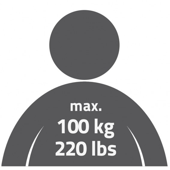 Maner sprijin pentru iesire din cada, Ridder, cromat lucios, ABS, sustine maxim 100Kg, A1016037, Max L