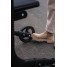 Cadru ajutator pliabil pentru mers cu roti (rolator), Ridder, negru, cu lampa LED, sonerie, suport baston si suport pahar, A134110, Comfort