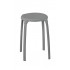 Scaun baie, Ridder, gri, PP/ otel, diametru Ø 30 cm, sustine maxim 100 kg, A1050117, Max