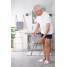 Scaun baie, Ridder, gri, PP/ otel, diametru Ø 30 cm, sustine maxim 100 kg, A1050117, Max