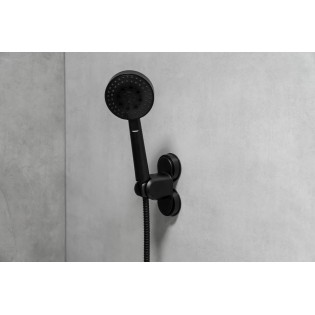 Suport pentru para de dus, Ridder, negru mat, ABS/PVC, 12139100