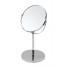Oglinda cosmetica stativa, Ridder, crom, metal/sticla, diametru Ø 17 cm, marire 1x / 5x, Pocahontas M