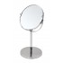 Oglinda cosmetica stativa, Ridder, crom, metal/sticla, diametru Ø 17 cm, marire 1x / 5x, Pocahontas M