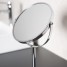 Oglinda cosmetica stativa, Ridder, crom, metal/sticla, diametru Ø 17 cm, marire 1x / 5x, Pocahontas M