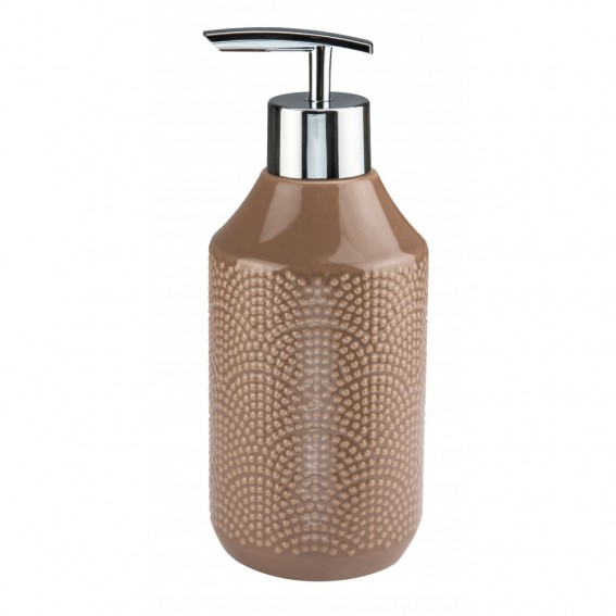 Dozator sapun lichid maro deschis, ceramica, Bow, Kleine Wolke