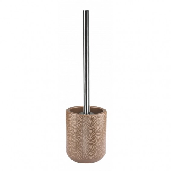Perie WC Kleine Wolke Bow, maro deschis, ceramica, cod 34317