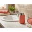 Dozator sapun lichid, ceramica cu invelis cauciucat, corai, Eclipse, Kleine Wolke