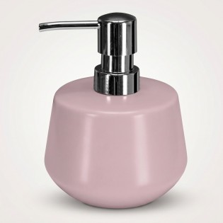 Dozator sapun lichid, roz cenusa de trandafir, ceramica, Cooper