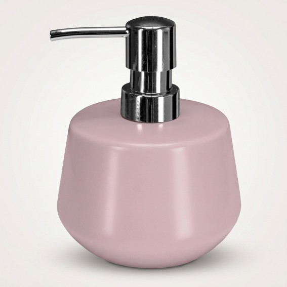 Dozator sapun lichid, roz cenusa de trandafir, ceramica, Cooper