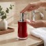 Dozator sapun lichid, Ridder, rosu lucios, plastic acrilic, capacitate 210ml, Disco