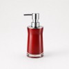 Dozator sapun lichid, Ridder, rosu lucios, plastic acrilic, capacitate 210ml, Disco