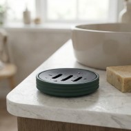 Savoniera verde cu negru, cauciuc, Tara Rubber