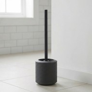 Perie WC, gri antracit si negru, cauciuc, Tara Rubber