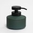 Dozator sapun lichid verde inchis, cauciuc, capacitate 320ml, Tara Rubber
