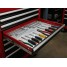 Protectie sertar, 50x150cm, antiderapant, argintiu, embosat, poliester, Silver Flexyliner