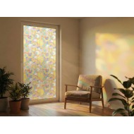 Folie geam autoadeziva, vitraliu, efect geam sablat, model geometric, multicolor/semitransparent, 67.5cmx15m, Gekkofix, Nimes